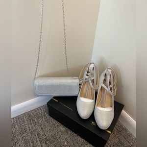 Brand new, never worn comes with matching bag